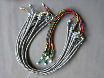 Flexible Conduit Universal Wiring Harness 105 C Rating IP40 Zinc Alloy Conduit Fitting